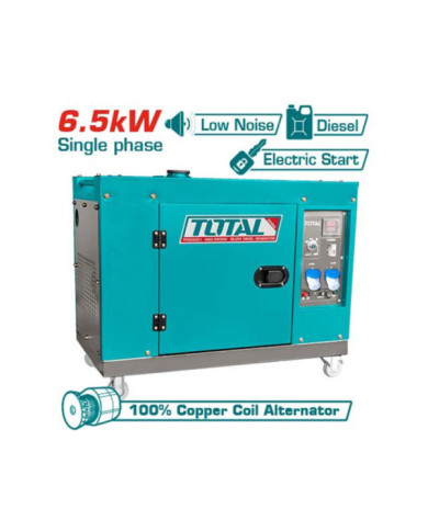 GROUPE ELECTROGENE 6,5KW DIESEL A/B TP265001