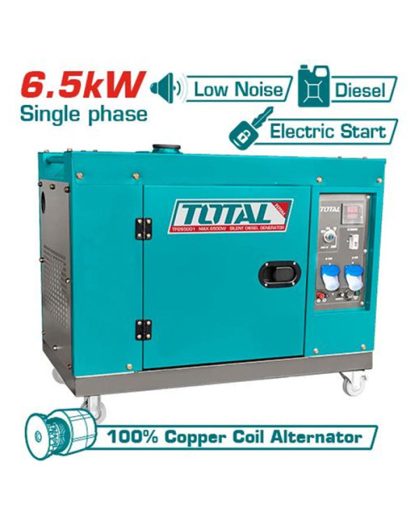 GROUPE ELECTROGENE 6,5KW DIESEL A/B TP265001