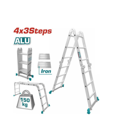 ECHELLE POLYVALENTE 4X3 ALUMINIUM THLAD04431