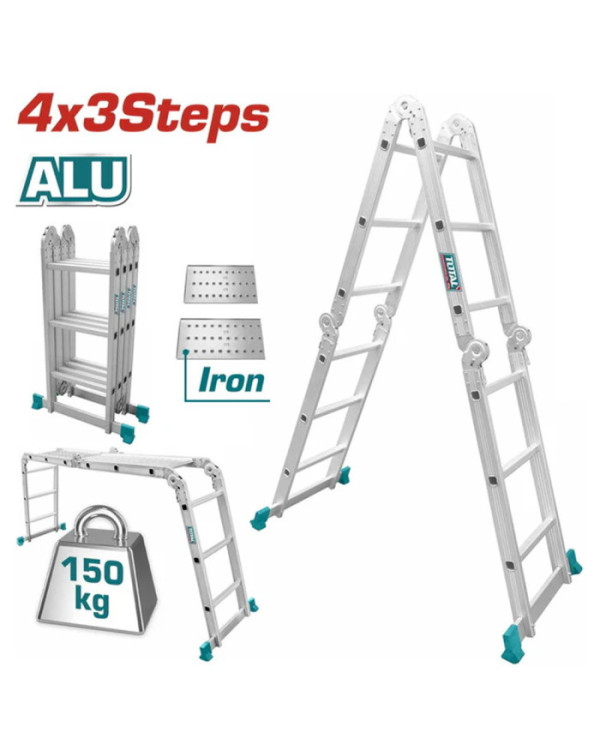 ECHELLE POLYVALENTE 4X3 ALUMINIUM THLAD04431