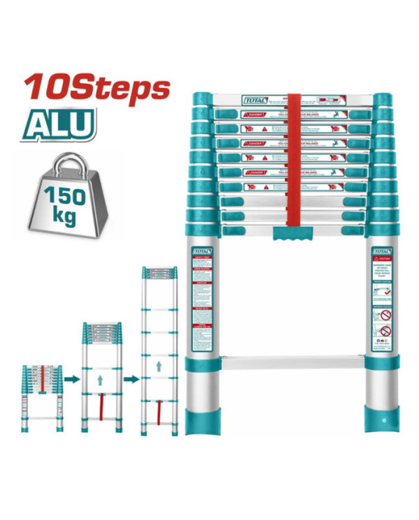 ECHELLE TÉLÉSCOPIQUE 10 MARACHES ALUM THLAD08101