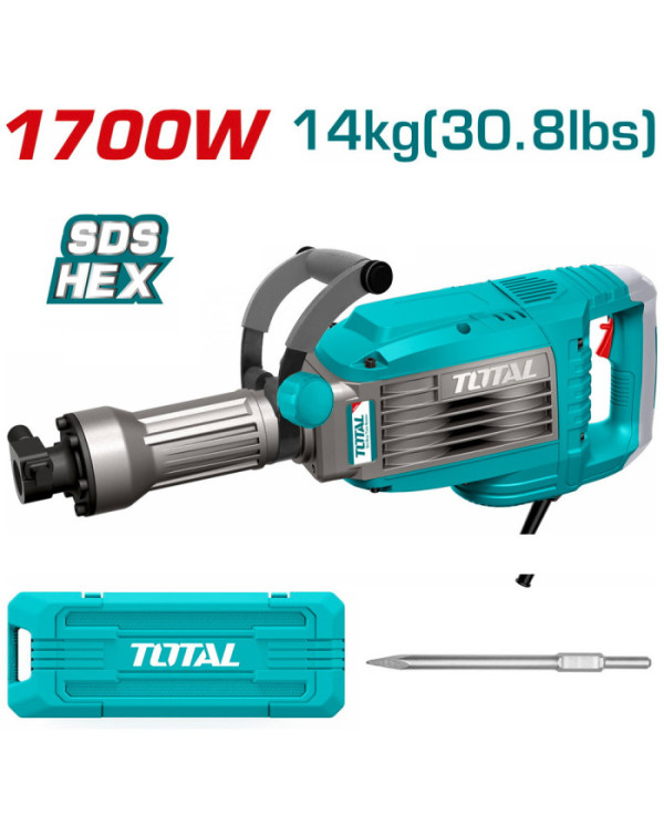 MARTEAU PIQUEUR 1700W 14KG TH217068