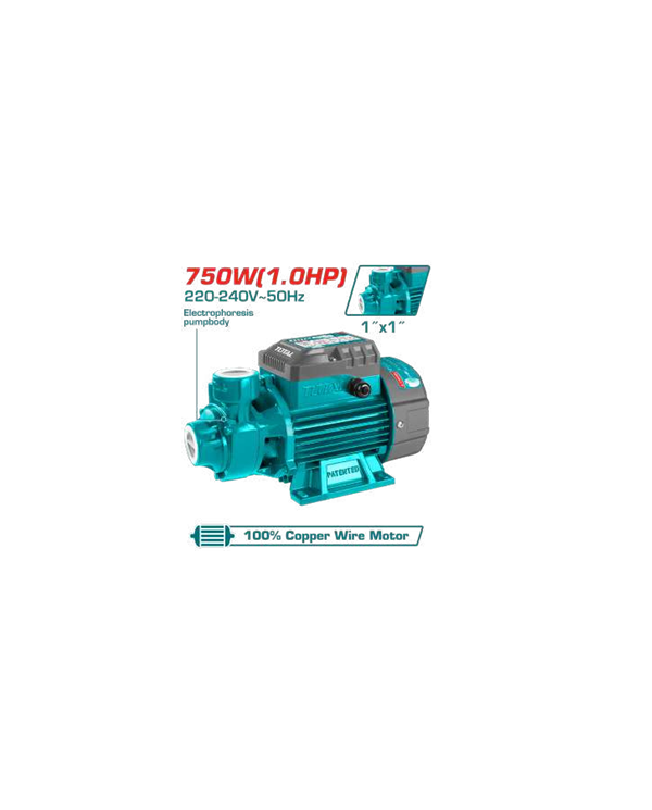 ELECTRO-POMPE TOTAL 1CV 750W TWP27506