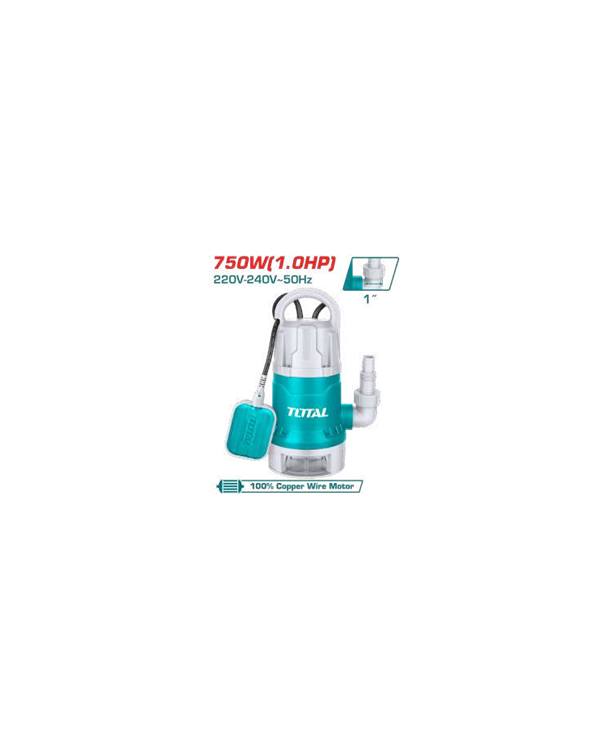 POMPE SUBMERSIBLE TOTAL 750 W-1HP 216L/M TWP87506