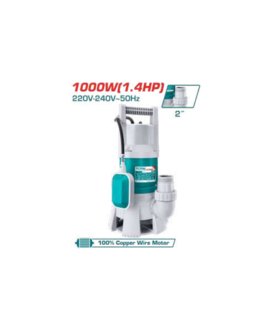 POMPE SUBMERSIBLE TOTAL 1000W TWP810001
