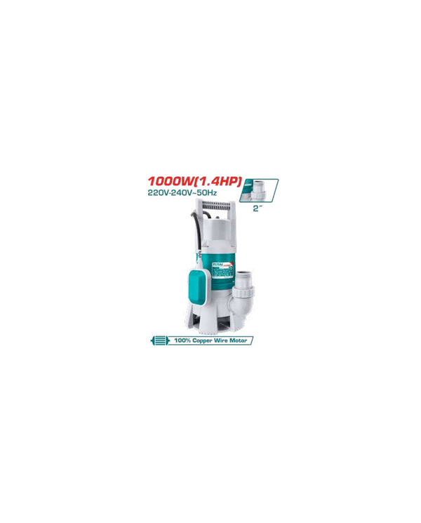 POMPE SUBMERSIBLE TOTAL 1000W TWP810001