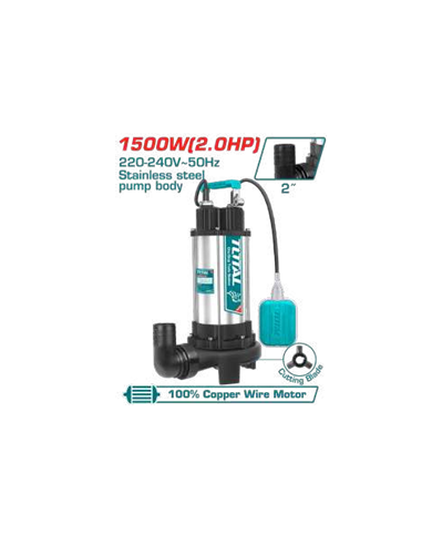 POMPE SUBMERSIBLE TOTAL HP2 1500W TWP7150026