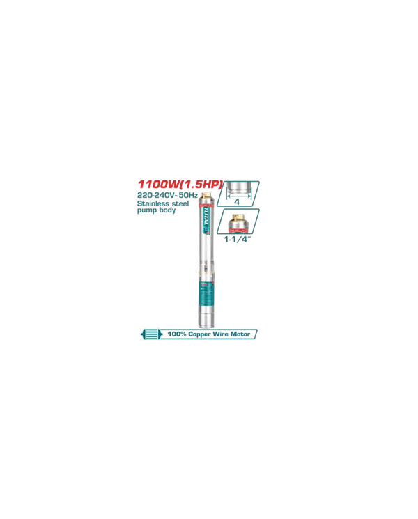 POMPE IMMERGEE TOTAL 01,5CV 220V TWP511001