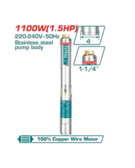 POMPE IMMERGEE TOTAL 01,5CV 220V TWP511001