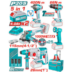 KIT OUTILLAGES ELECTRO-PORTATIF 2.4AH/CH TCKLI2059