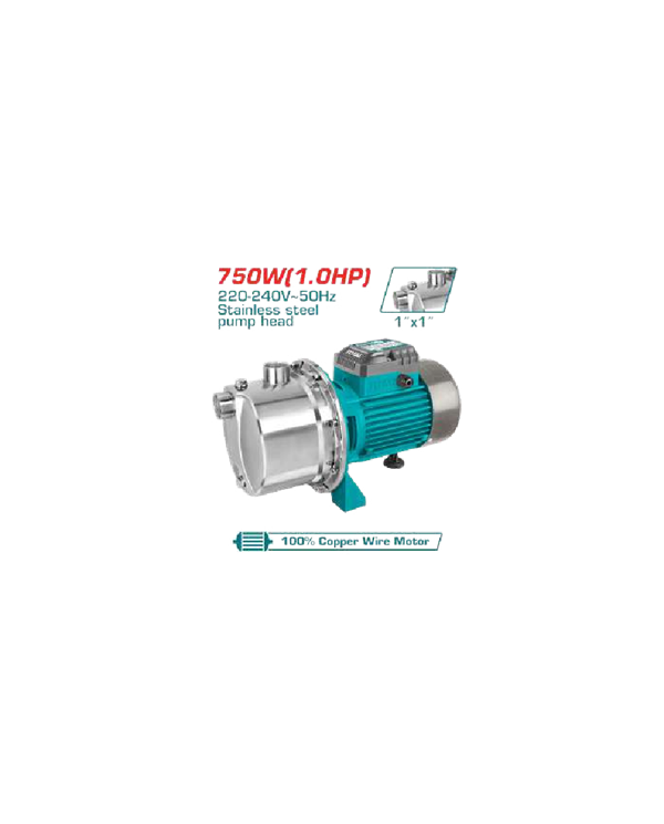 ELECTRO-POMPE INOX1CV TOTAL 750W TWPS375062
