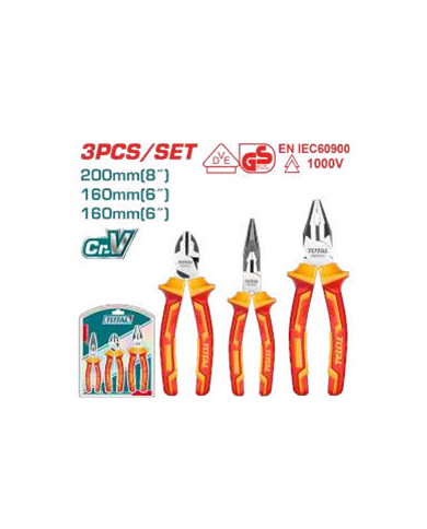 JEUX PINCES ISOLÉES TOTAL 03 PIECES  THT2K0302