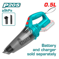 ASPIRATEUR 0,5L 20V S/BAT 2AH TVLI201261