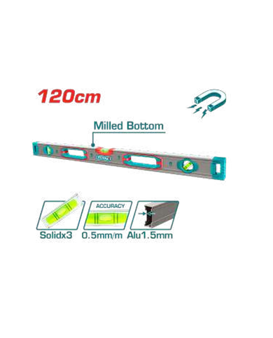 TOTAL NIVEAU MAGNETIQUE 120CM TMT212028M