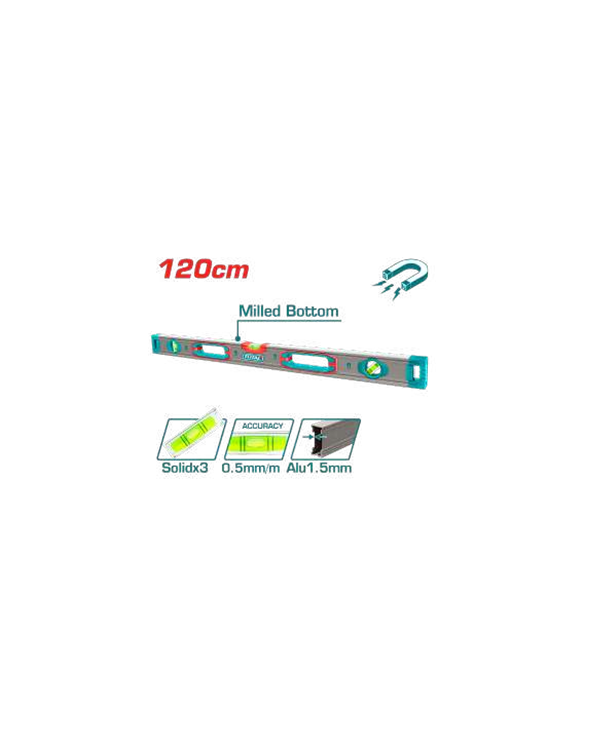 TOTAL NIVEAU MAGNETIQUE 120CM TMT212028M