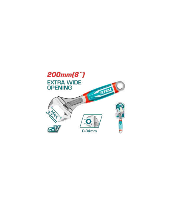 TOTAL CLE A MOLETTE 8" THT101086