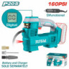 TOTAL COMPRESSEUR PORTATIF 11BAR 20V 2AH S/BAT TACLI2012